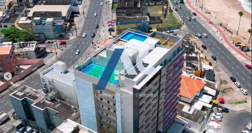 Studio nunca habitado, andar alto, nascente total e vista mar total no Smart Pituba.
