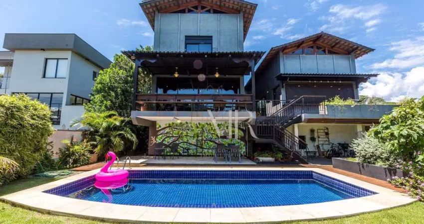 Casa com 4 dormitórios à venda, 584 m² por R$ 3.290.000,00 - Condominio Porto Atibaia - Atibaia/SP