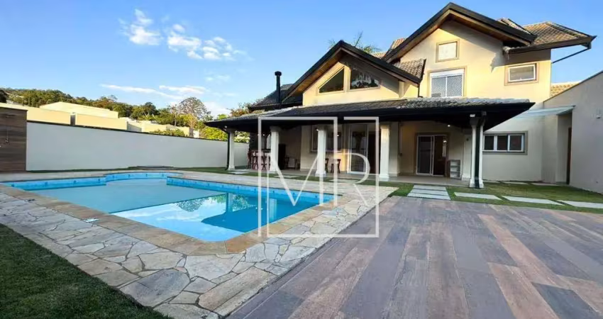 Casa com 4 dormitórios à venda, 429 m² por r$ 3.180.000,00 - condominio porto atibaia - atibaia/sp