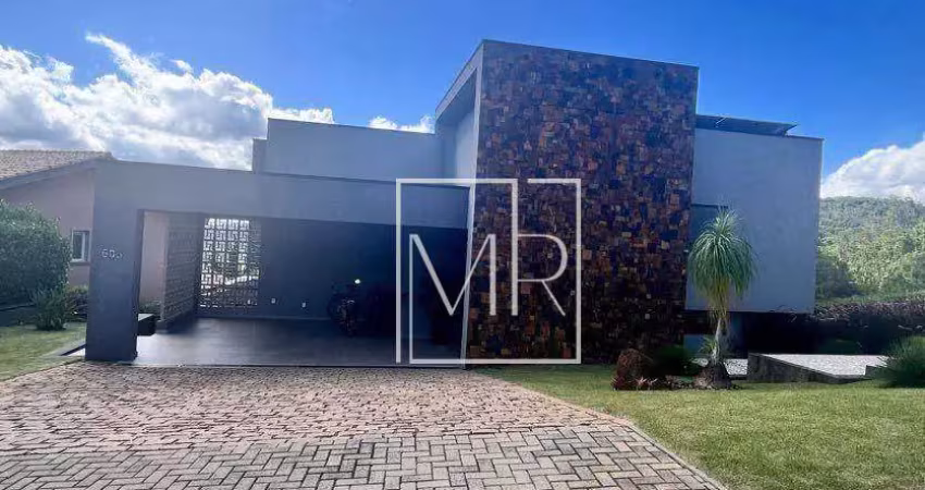 Casa com 4 dormitórios à venda, 388 m² por r$ 4.500.000,00 - condominio porto atibaia - atibaia/sp