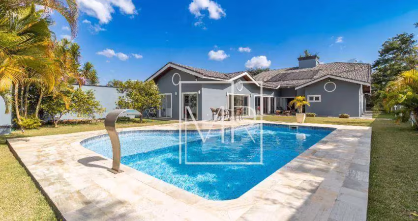 Casa com 4 dormitórios à venda, 613 m² por r$ 4.500.000,00 - condominio porto atibaia - atibaia/sp