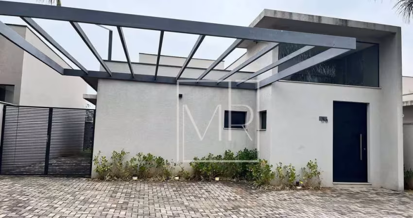 Casa térrea em condomínio,com 3 dormitórios à venda, 135 m² por r$ 1.450.000 - vila santista - atibaia/sp