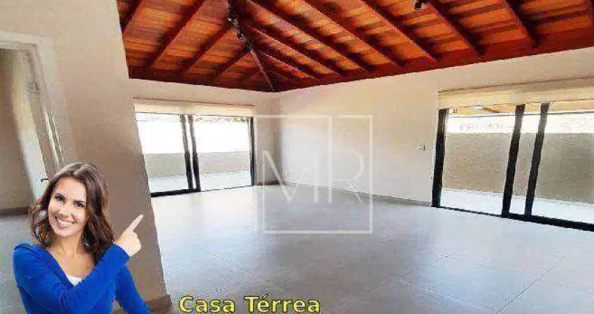 Casa térrea para locação, condomínio fechado, 3 dormitórios (1 suíte), 175m² - $5.500 – jd. dos pinheiros – atibaia/sp