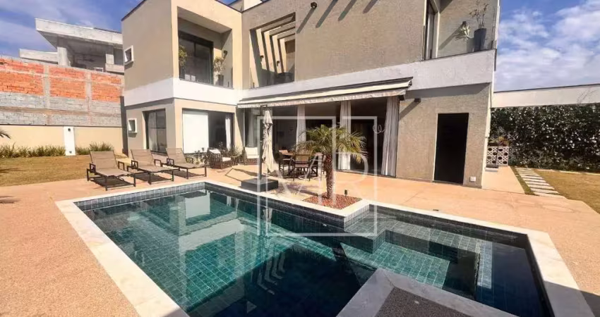 Casa com 4 dormitórios, 400 m² - venda por r$ 3.650.000 ou aluguel por r$ 22.150/mês - condomínio shambala iii - atibaia/sp