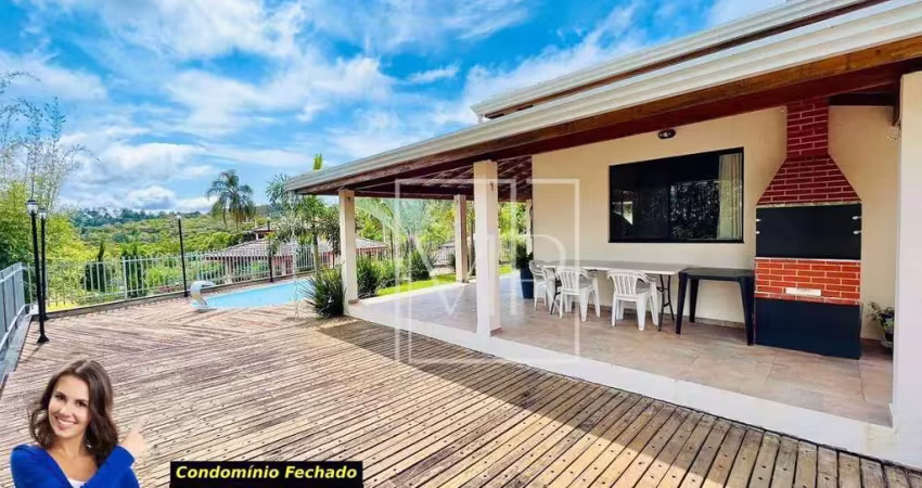 Casa térrea, condomínio fechado, 3 dormitórios (1 suíte), 133m² - $699.000 – rosário – atibaia/sp