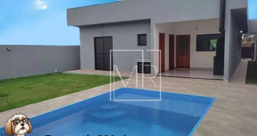 Casa térrea à venda, 3 dormitórios (1 suíte), piscina, área gourmet, 145m² - $990.000 – serras de atibaia ii