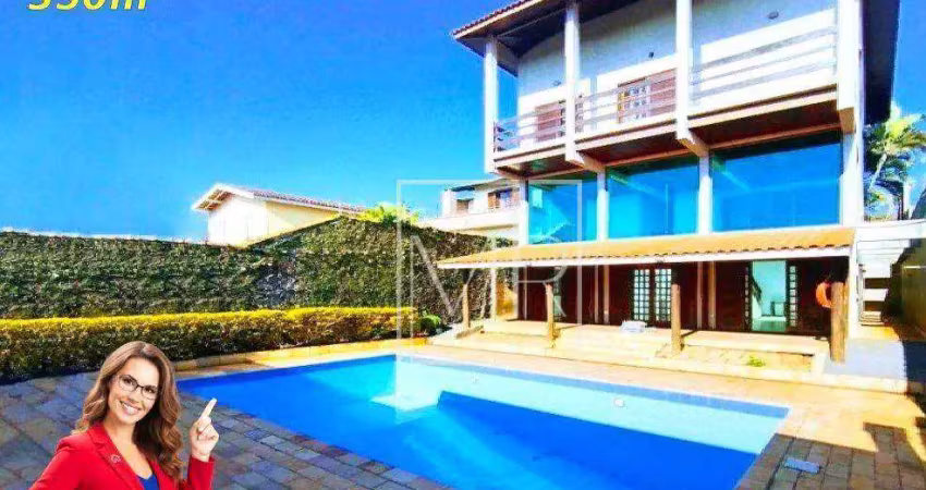 Casa com 5 dormitórios, 350 m², piscina - venda: $ 2.150.000 ou aluguel:  r$ 9.000/mês - jd paulista - atibaia/sp