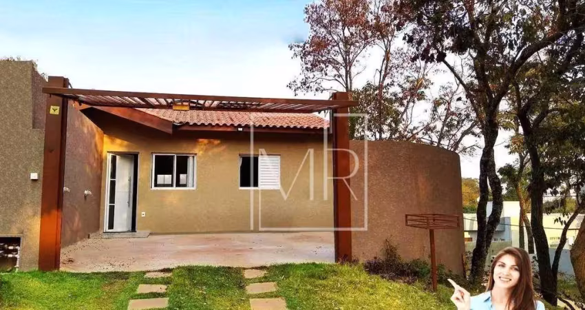 Casa térrea à venda, 2 dormitórios, quintal, 56m² - $410.000 – jd são felipe – atibaia/sp