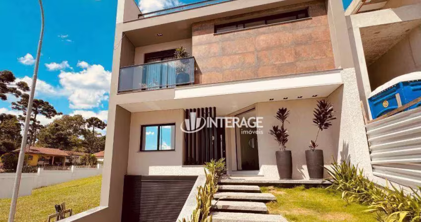 Casa com 4 dormitórios à venda, 293 m² por r$ 2.490.000,00 - santa cândida - curitiba/pr