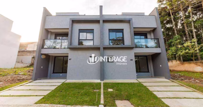 Sobrado com 3 quartos à venda, 129 m² por r$ 849.800 - santa cândida - curitiba/pr