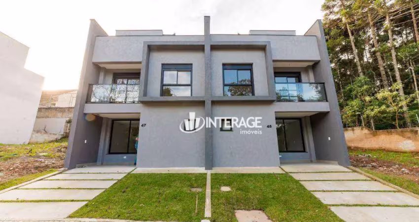 Sobrado com 3 quartos à venda, 131 m² por r$ 849.800 - santa cândida - curitiba/pr