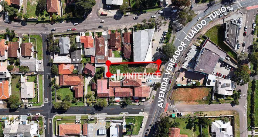 Terreno à venda, 625 m² por R$ 2.200.000,00 - Santa Felicidade - Curitiba/PR