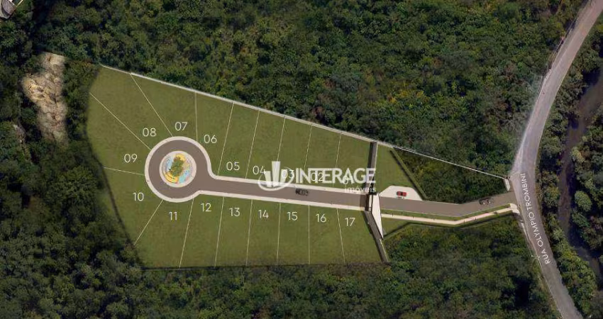 Terreno à venda, 831 m² por R$ 1.314.930,00 - Cascatinha - Curitiba/PR