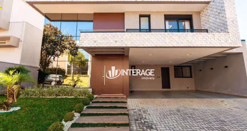 Casa em condomínio fechado com 3 suítes à venda, 301 m² por r$ 3.200.000 - santa felicidade - curitiba/pr