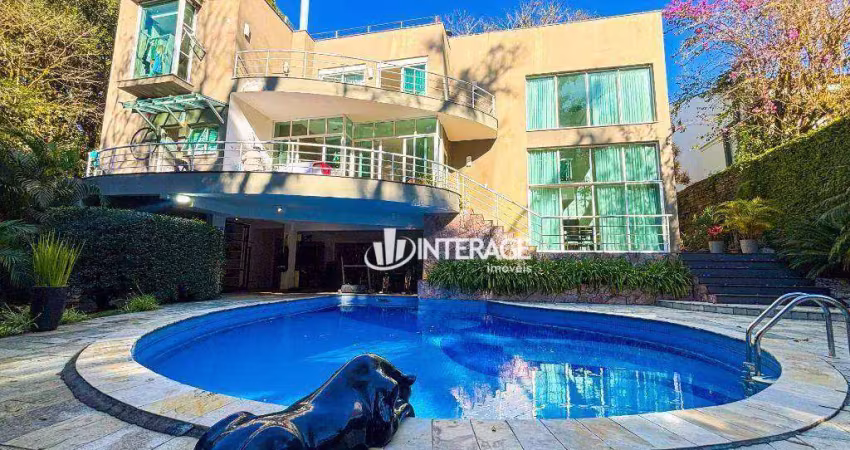 Casa com 4 suítes para alugar, 883 m² por r$ 23.182/mês - santa felicidade - curitiba/pr