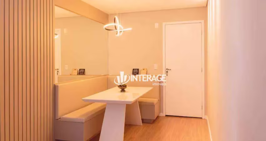 Apartamento com 2 dormitórios à venda, 49 m² por r$ 350.000,00 - santa felicidade - curitiba/pr