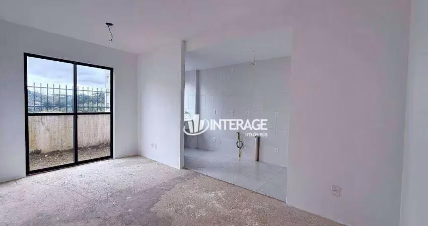 Apartamento garden com 2 dormitórios à venda, 49 m² por r$ 300.000,00 - santa felicidade - curitiba/pr