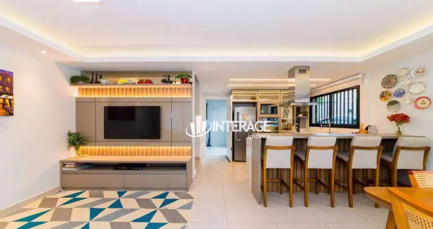 Sobrado com 3 dormitórios à venda, 116 m² por r$ 870.000,00 - santa felicidade - curitiba/pr