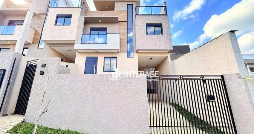 Sobrado com 3 dormitórios à venda, 127 m² por r$ 849.000,00 - santa felicidade - curitiba/pr