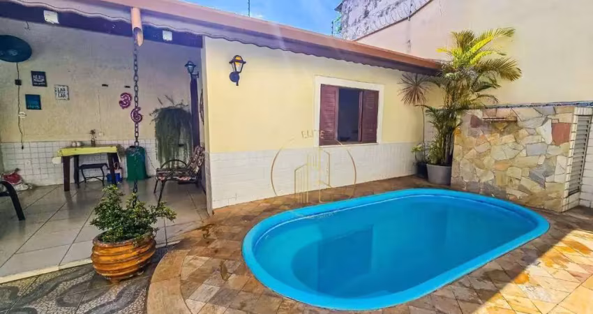 Casa térrea com 3 dormitórios, piscina e área gourmet na chácara do visconde em taubaté sp