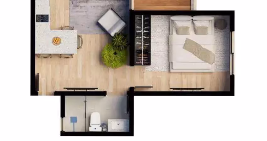 Apartamento para venda em parnamirim, pirangi do norte (distrito litoral), 1 dormitório, 1 suíte, 1 banheiro