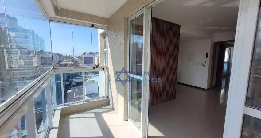 Apartamento com 1 dormitório à venda, 55 m² por r$ 550.000,00 - praia da costa - vila velha/es