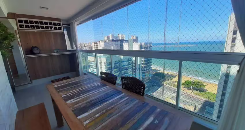 Apartamento com 3 dormitórios à venda, 104 m² na  praia de itaparica - vila velha/es