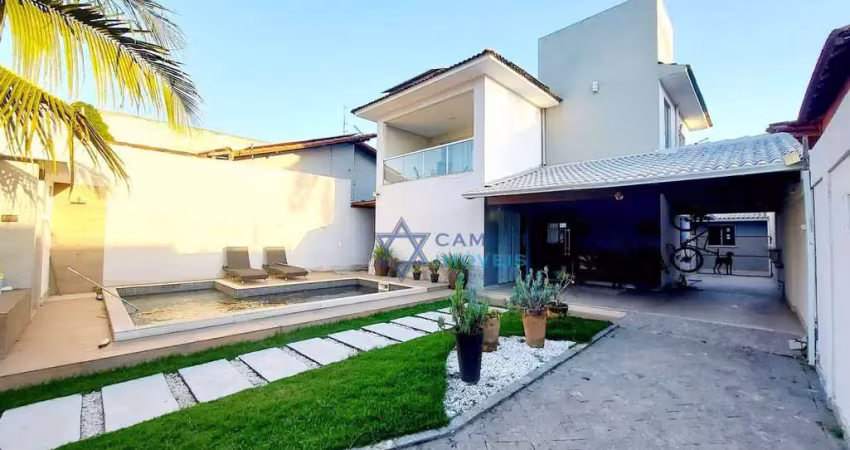 Aconchegante casa  a venda 3 dormitórios suíte, lazer à venda, 186 m² por r$ 1.550.000 - morada do sol - vila velha/es
