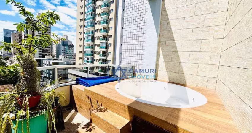 Cobertura dúplex com 3 dormitórios à venda, 202 m² por r$ 1.050.000 - itapuã - vila velha/es
