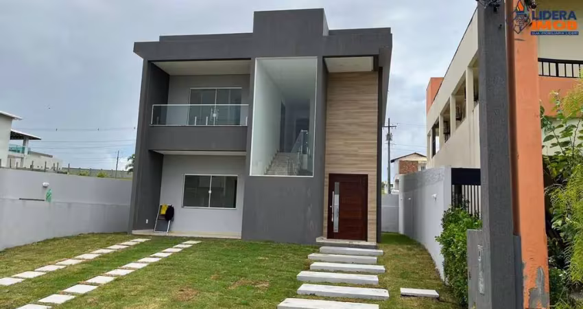 Casa residencial para venda no condomínio terras alphaville, centro, camaçari, 4 suítes, 2 salas, 4 banheiros, 4 vagas, 275m² área total.