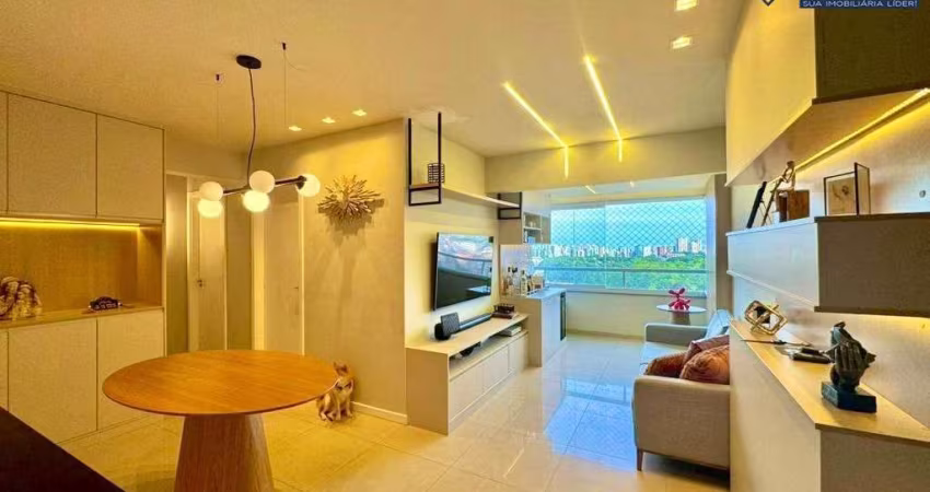 Apartamento residencial para Venda em condominio fechado, Santa Teresa, Salvador, 2 quartos, sendo 1 suíte, 1 sala, 2 banheiros, 1 vaga 59 m²área tota