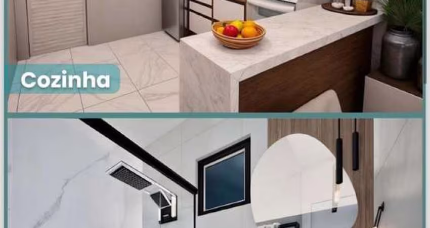Lançamento Casa residencial para Venda no condominio Moradas Papagaio, Papagaio, Feira de Santana, 2 quarto, 1 sala, 1 banheiro, 1 vaga 45,28 m² área