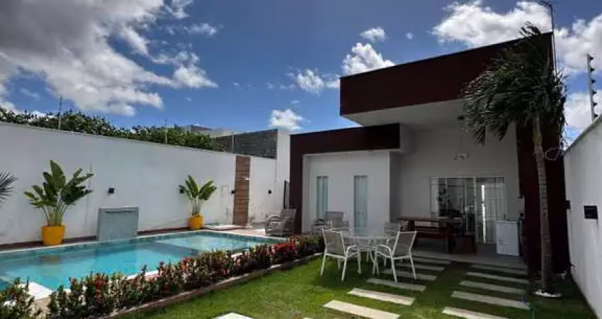 Casa residencial para venda em condominio fechado, linha verde, camaçari, 3 quartos, sendo 1 suíte, 1 sala, 3 banheiros, 2 vagas 300m² área total
