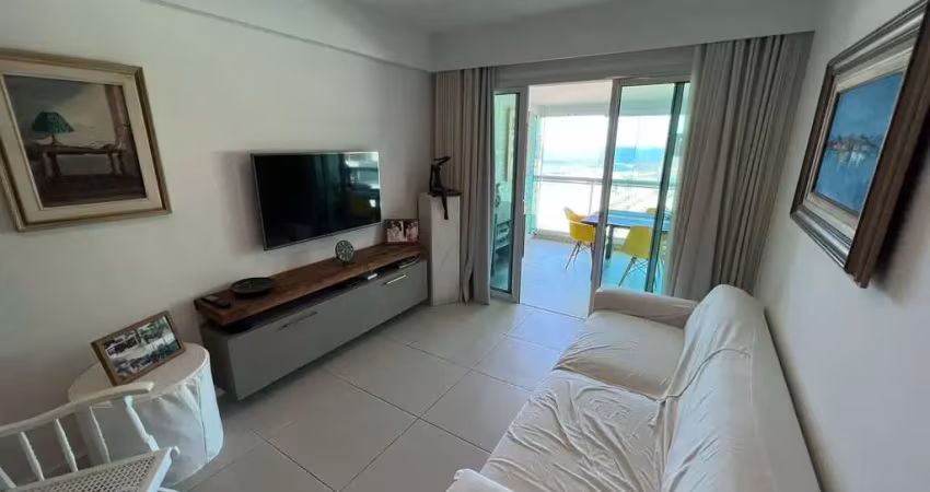 Apartamento residencial para venda em condomínio fechado, ondina, salvador, 1 dormitório, 1 sala, 2 banheiros, 1 vaga, 75m² área total, vista mar.
