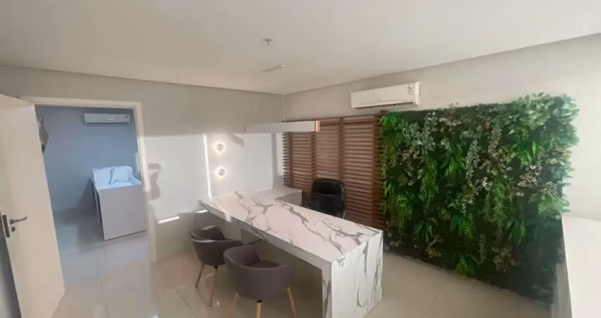 Sala comercial para locação no edificio premier, santa mônica, feira de santana, 3 salas, 1 banheiro, 1 vaga,32m² área total.