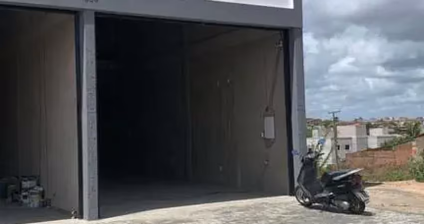 Galpao comercial para locação em rua pública, mangabeira, feira de santana, 1 sala, 1 banheiro, 1 vaga, 110,00 m² área total.