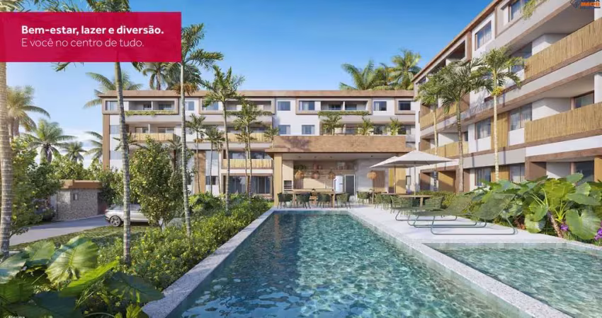 Apartamento residencial para venda no condomínio soul, guarajuba (monte gordo), camaçari, 1 dormitório, 1 sala, 1 banheiro, 1 vaga, 41,40 m² área tota