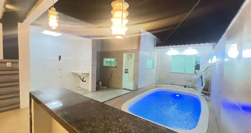 Casa residencial para venda no condomínio terra nova 1, sim, feira de santana, piscina, 2 quartos, 1 suíte, 2 salas, 3 banheiros, 2 vagas, 145m² área