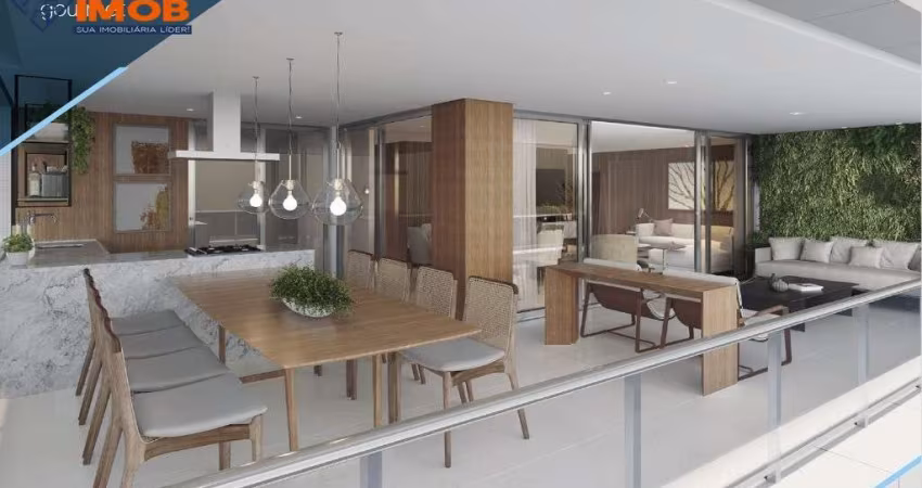 Apartamento no Horto Florestal, 4 Suítes, Varanda Gourmet, Vista Mar, Lançamento, para Venda, no Mirat Martins de Sá, em Salvador.