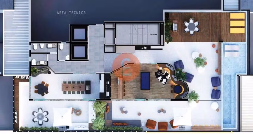 Apartamento com 1 quarto à venda na Avenida Comendador Luciano Guidotti, 2311, Jardim Pacaembu, Piracicaba