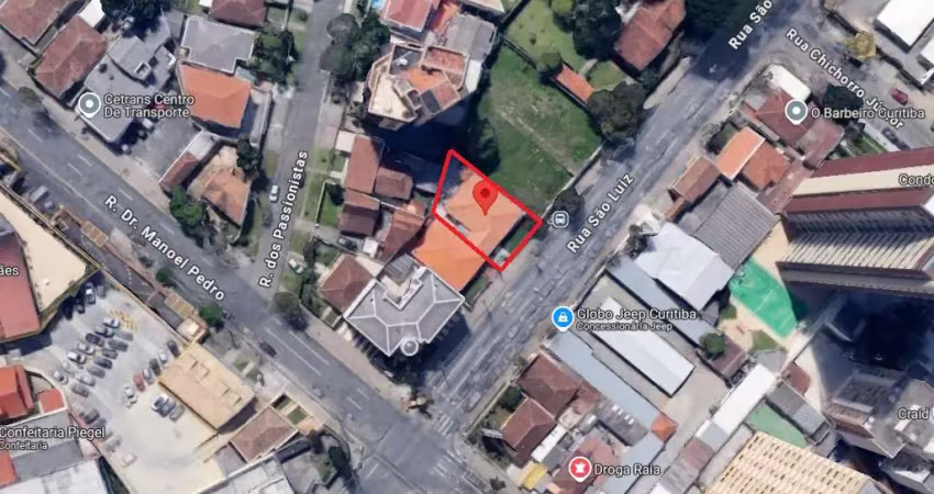 Terreno à venda na Rua São Luiz, 171, Cabral, Curitiba