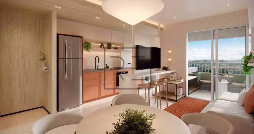 Apartamento à venda em campinas, parque rural fazenda santa cândida, com 2 quartos, com 57 m²