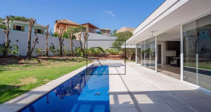 Casa térrea, alto padrão, à venda no residencial barão do café, campinas.