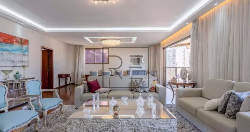 Apartamento de 235 m², com 4 quartos e 3 suítes para venda ou locação no cambuí
