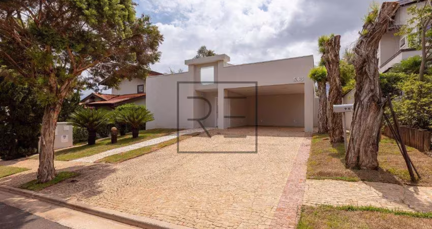 Casa à venda no alphaville campinas, com 4 suítes e 300 m² a.c