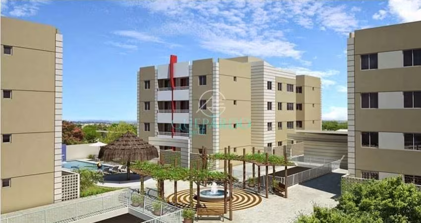Apartamento à venda, RESIDENCIAL TAPUIAS JARDIM 2 dormitórios, 1 banheiro, sala 2 ambientes, cozinh