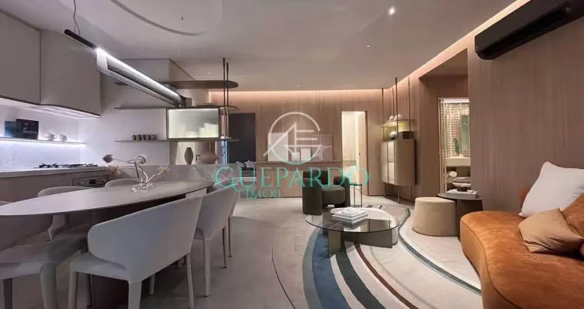 Apartamento à venda, gleba palhano, londrina, pr - edifício poema - 2 suítes - lavabo - 1 vaga de g