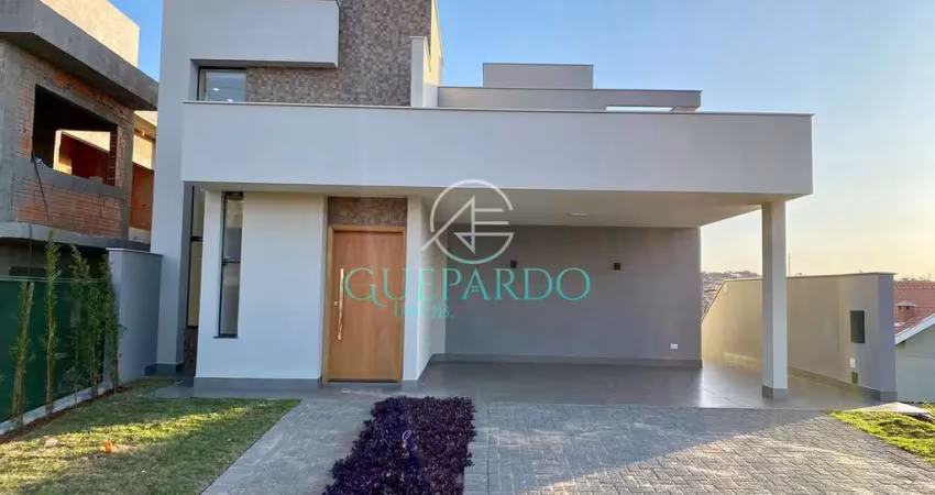 Casa térrea nunca habitada à venda no condomínio tauá  tangará, 151m2 útil 270m2 de terreno, com 3