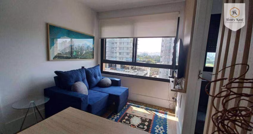 Apartamento para alugar, 35 m² por R$ 5.800,00/mês - Moema - São Paulo/SP