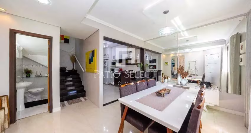Casa de condomínio com 129 m², 3 quartos sendo 1 suíte à venda no bairro novo mundo.